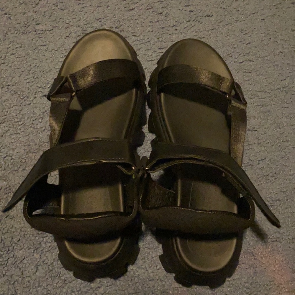 Black sandals